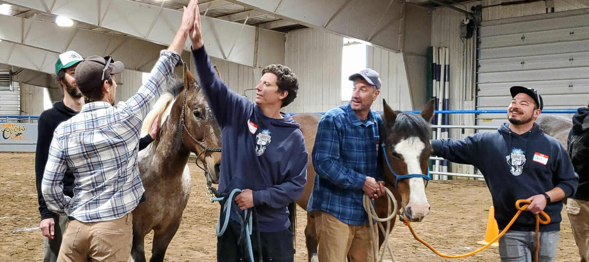 Team building with horses at Horse Empower, Durango, Colorado